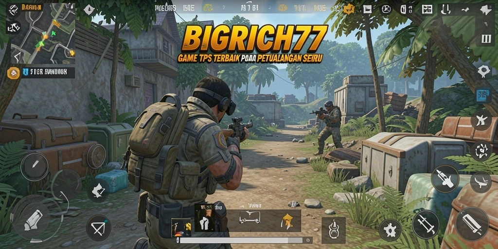 Tampilan epik gameplay TPS dalam BIGRICH77 yang mendebarkan.