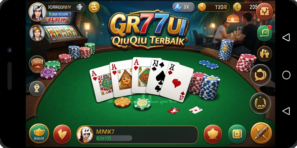 Tampilan gameplay QiuQiu yang menarik dan seru.