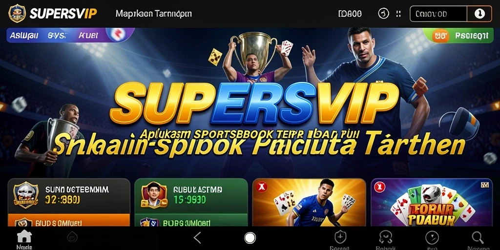 Tampilan gameplay seru dari SUPERSVIP dalam taruhan olahraga.